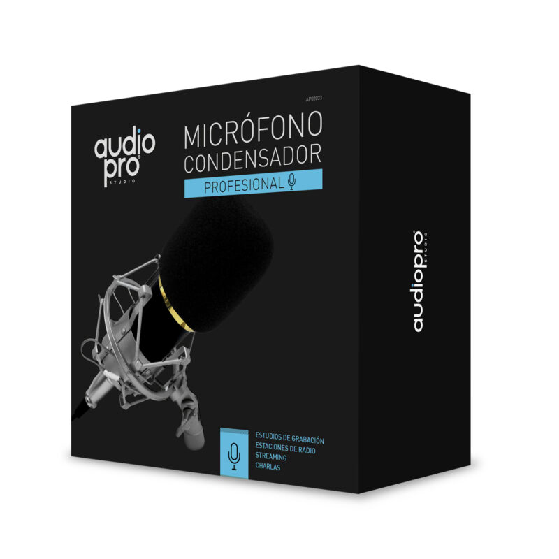 Micrófono Condensador Profesional Audiopro AP02033 - Imagen 3
