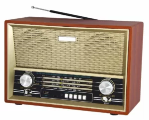 Radio Retro Portátil Inalámbrica BT 10W Audiopro AP02082