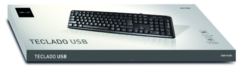 Teclado USB DBLUE DBK752BK - Imagen 2