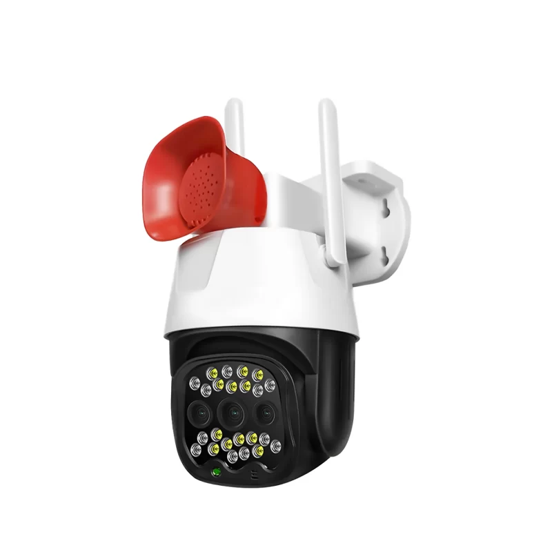 Cámara wifi con sirena para exteriores 360° - Imagen 2