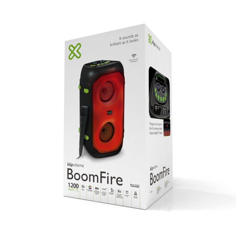 Parlante Boomfire 1200W Klipxtreme KLS-100 - Imagen 3