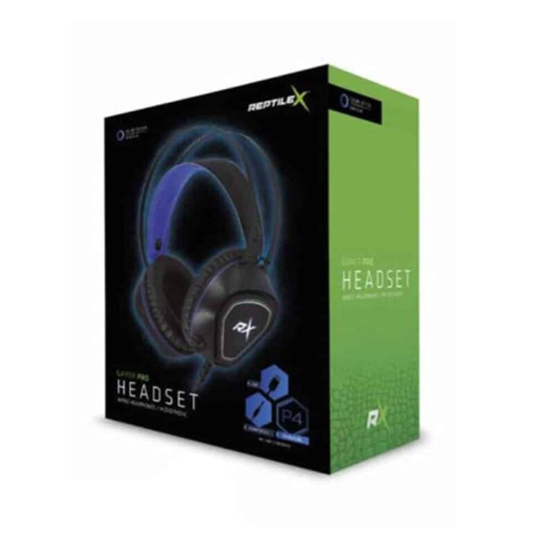 Audifonos con Micrófono Gamer Pro Reptilex RX0012BL Azul - Imagen 2