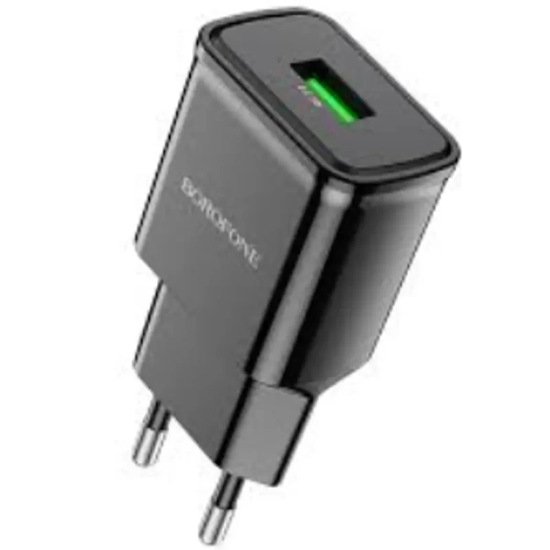 Caja de Cargador Carga Rapida Tipo-USB QC3.0 18W Borofone BA59A