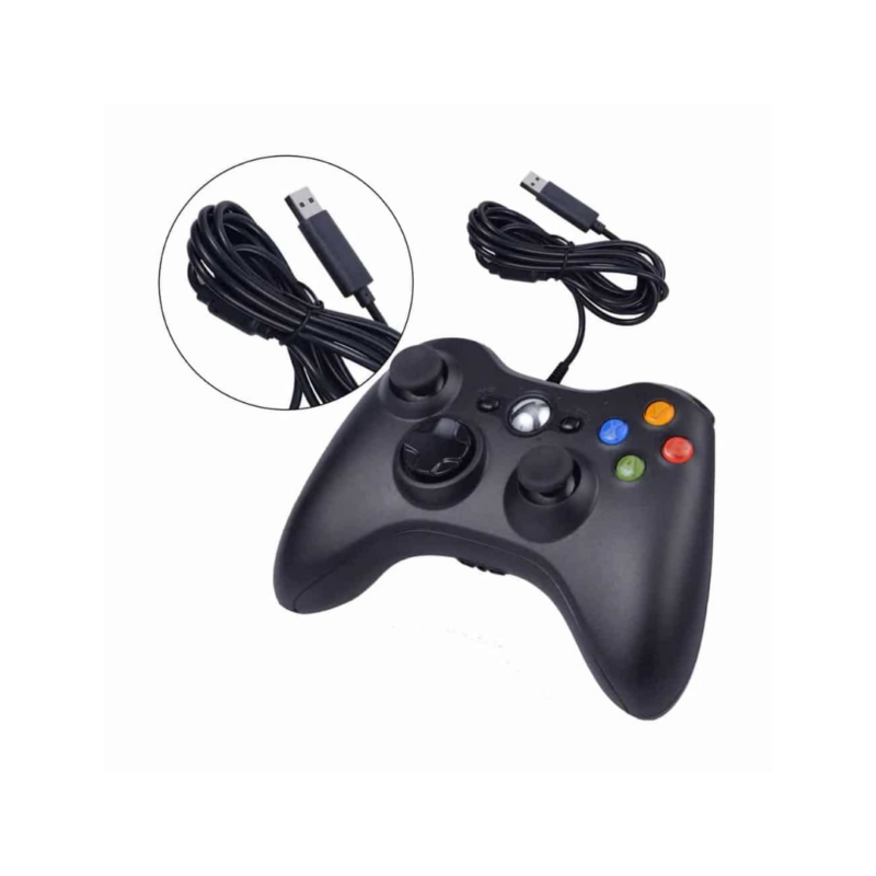 Mando XBOX 360 con cable USB Tecnolab TL454 Negro