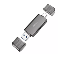 Lector de Tarjeta TF y Tarjeta SD Entrada USB y Tipo-C Hoco HB39