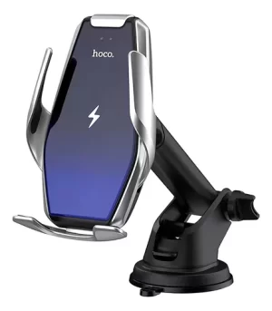 Cargador Carga Rapida 15W Soporte Inalámbrico para Automovil Hoco S14