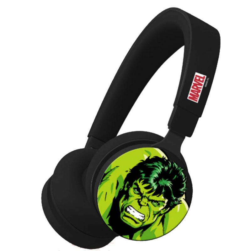 Audifonos Marvel Hi Fi estilo Hulk