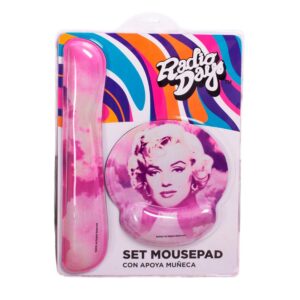 Set Mousepad con Apoya Muñeca Marilyn Monroe Radio Days Vaisman