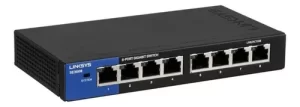 Gigabit Ethernet Switch de 8 Puertos hasta 1000 Mbps Linksys SE3008