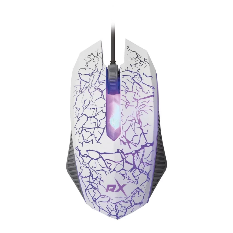 Mouse Gamer Pro Reptilex RX0008W Blanco