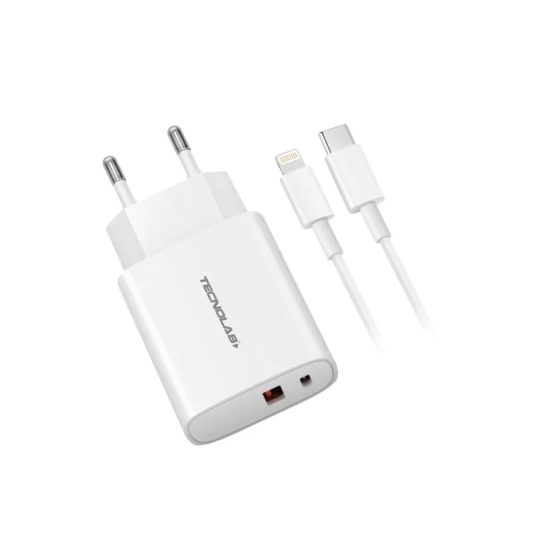 Cargador de IPhone Carga Rapida 20W Tecnolab TL467