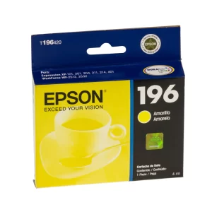 Cartucho Tinta Impresora 196 Amarilla 4ml