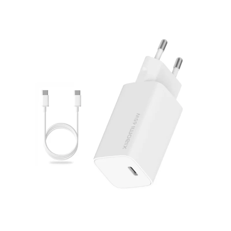Cargador Xiaomi 65W Tecnologia GaN USB-A/Tipo-C