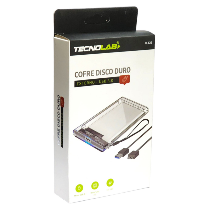 Cofre Disco Duro Externo USB 3.0 Tecnolab TL139 - Imagen 2
