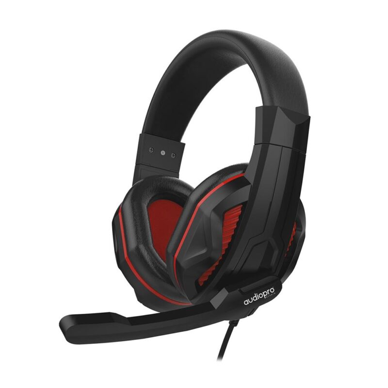 Audifonos Gamer con Microfono Audiopro AP02007 Rojo